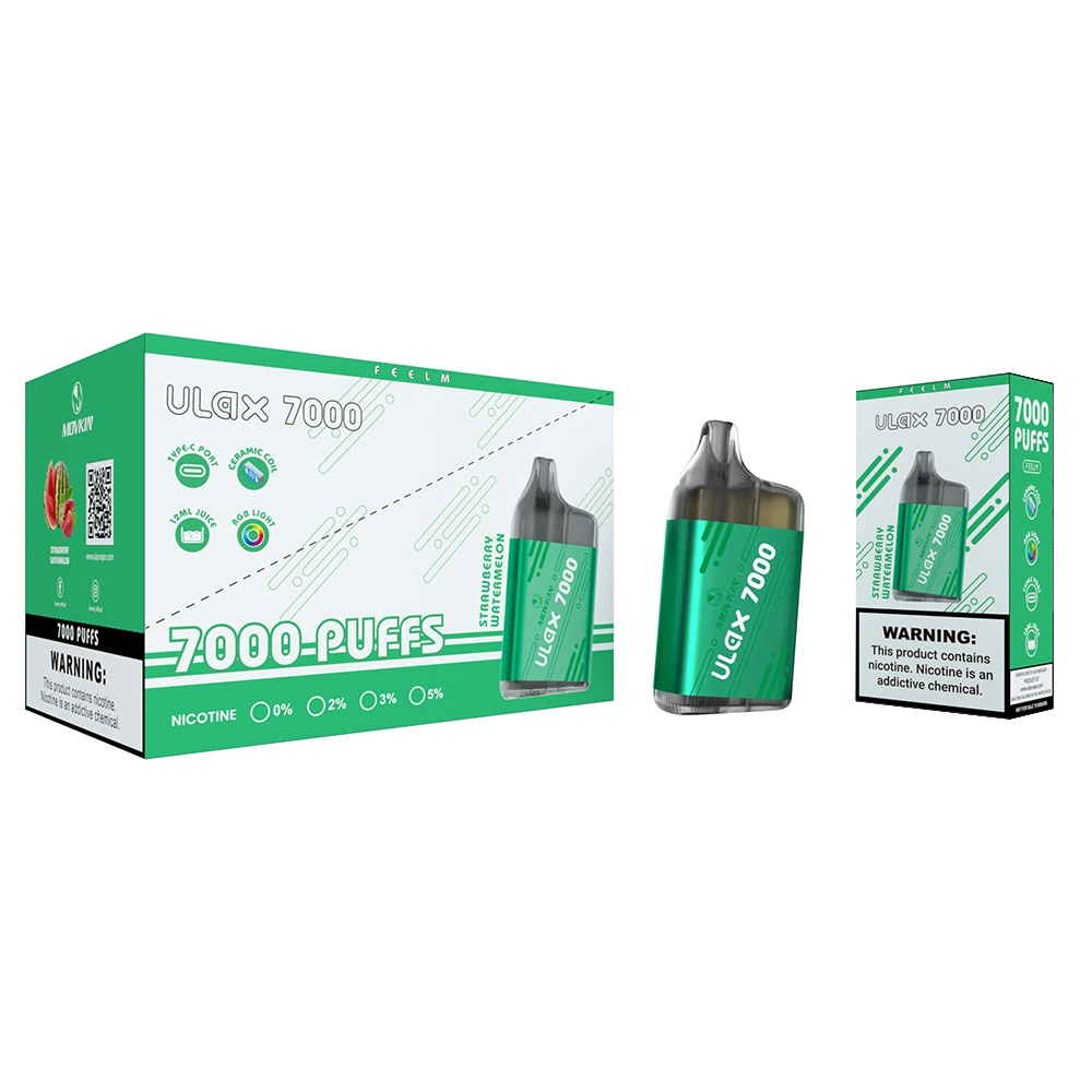 Low MOQ Bulk Price Randm Ulax 7000 Puffs Fast Delivery Disposable/Chargeable Vape