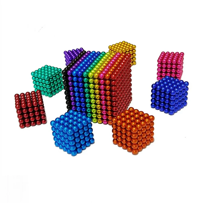 Popular Bola de imán de neodimio baratos esfera de Color de bolas magnéticas