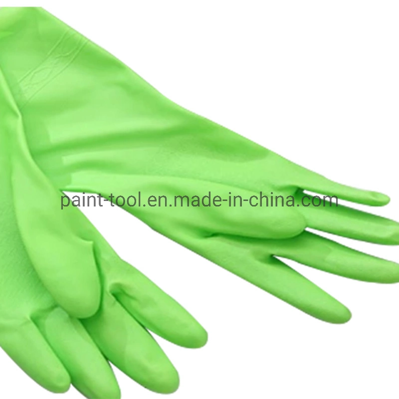 Latex Guantes de protección del hogar y guante de goma