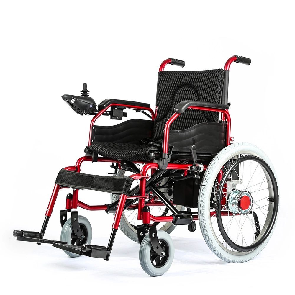 Foldable Power Wheelchair with Electric Magnetic Brake