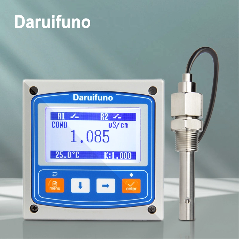 PT1000 Two Relays Online Conductivity Analyzer for Water Monitoring