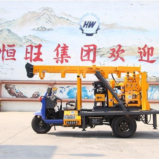 China New Portable Drilling Rig Machine with Mud Pump