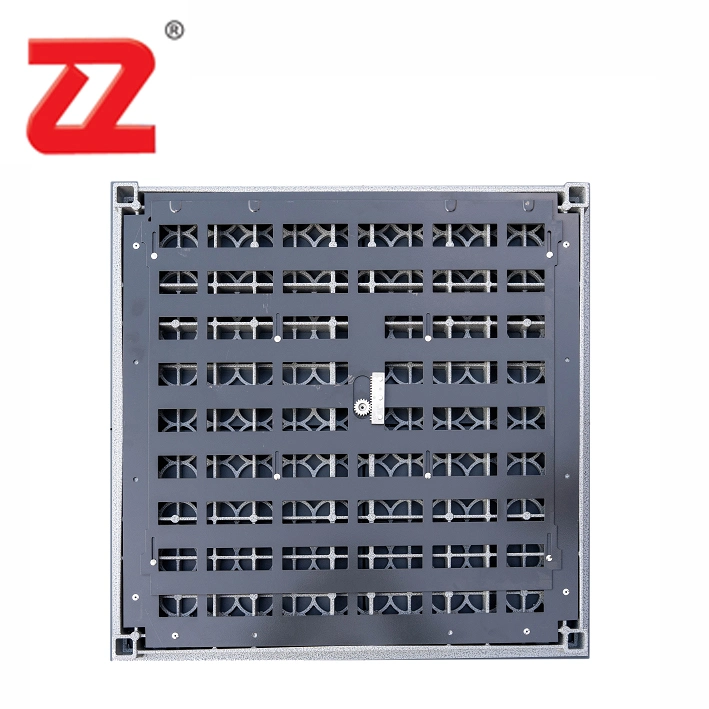 High Strength 55% Airflow Aluminum Raised Floor Grille Panels for Telecommunications, Power Electronics