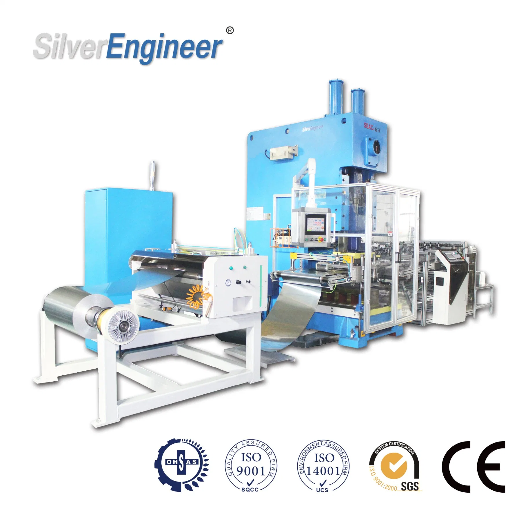 Chine Top Smart aluminium machine de fabrication de conteneurs de feuille de SilverENGINEER