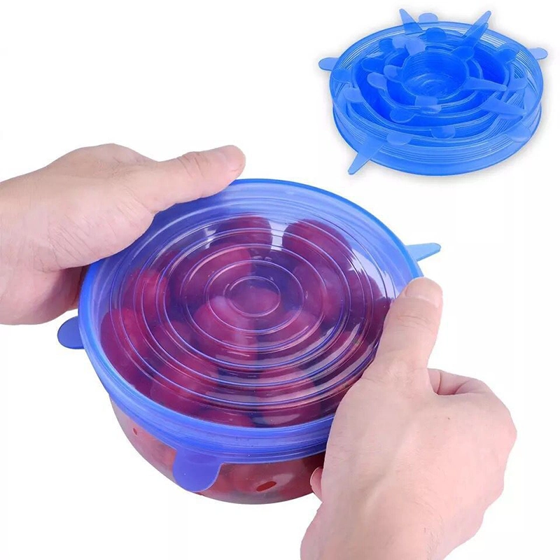 FDA Approved Airtight Bowl Covers Silicone Stretch Storage Container Lids