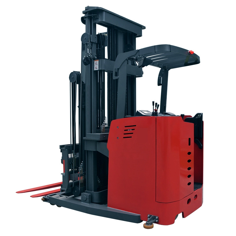 Warehouse Stacker Crane Steerable Electric Forklift Material Handling Truck