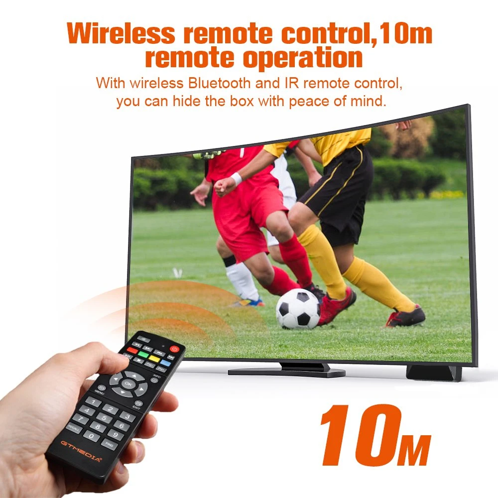 Gtmedia Ifire2 IPTV Receiver Box Xtream Code M3U Digital Set Top Box Ifire II TV Decoder 1080p (H. 265) integrierte WiFi-Unterstützung M3U Gtmedia Ifire 2 TV Box