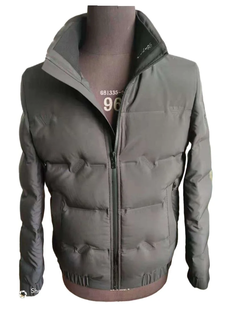 Los hombres Down Jacket breve Deportes al aire libre más gruesa Chaqueta Plus Size