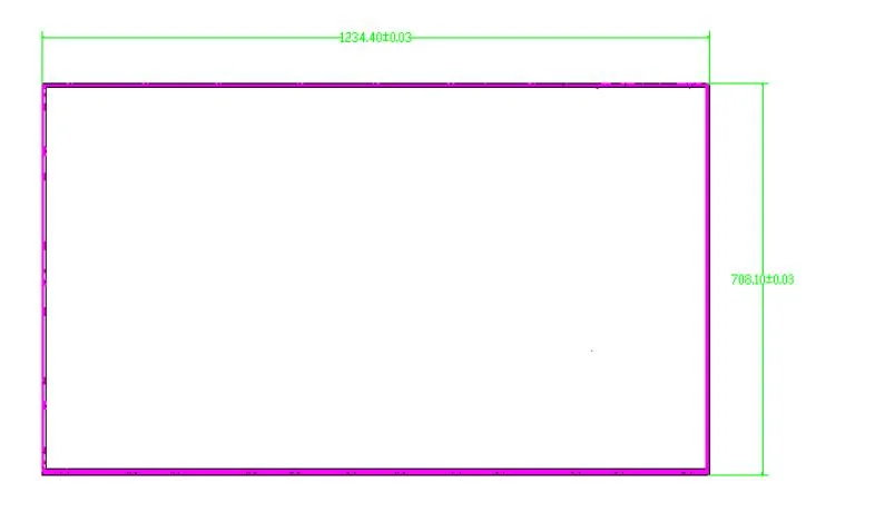 55 pulgadas en diagonal en un módulo con RGB (1920) *1080 puntos diseñado para el TFT-LCD TV