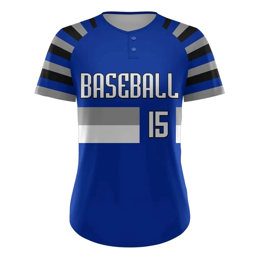 OEM Professional Printed Softball Tops Custom Made Team Baseball Shirt