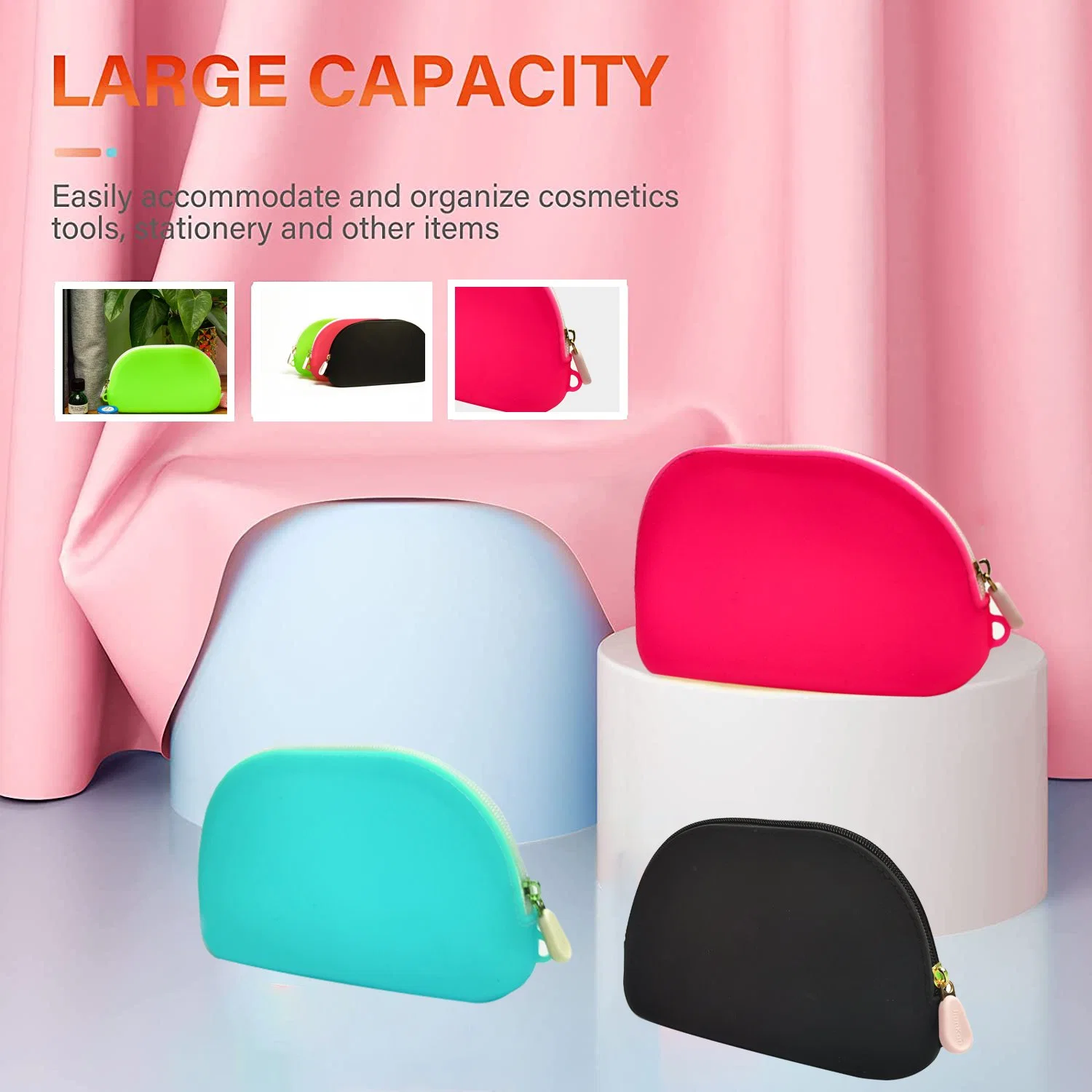 Colorful Customization Fashion Shopping Mini Silicone Bag Durable Waterproof Silicone Beach Women Tote Bag