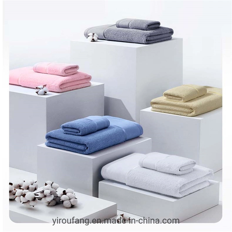 Group Buying Gift Set Promotional Water Super Soft Absorbent 5 Star Hotel SPA Bath Towel Sets Factory Promotion