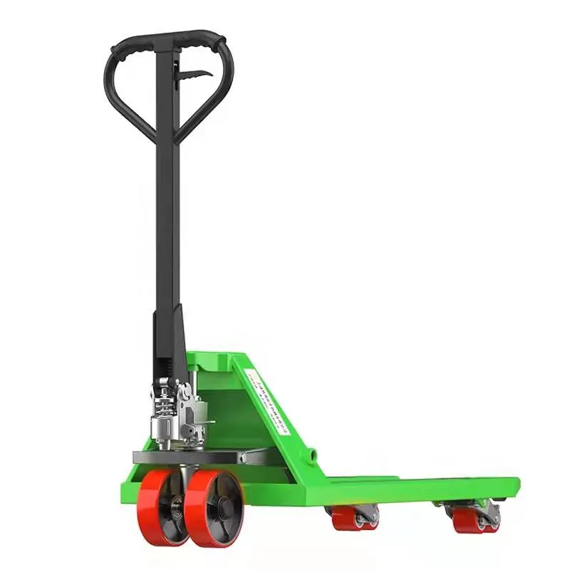 2000kg 2500kg 3000kg Manual Hand Pallet Truck with Plastic /Nylon/PU Wheels