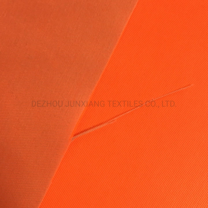 Factory Wholesale Fluorescence Twill Tc Fabric for Workwear 250GSM in Hv Orange Color