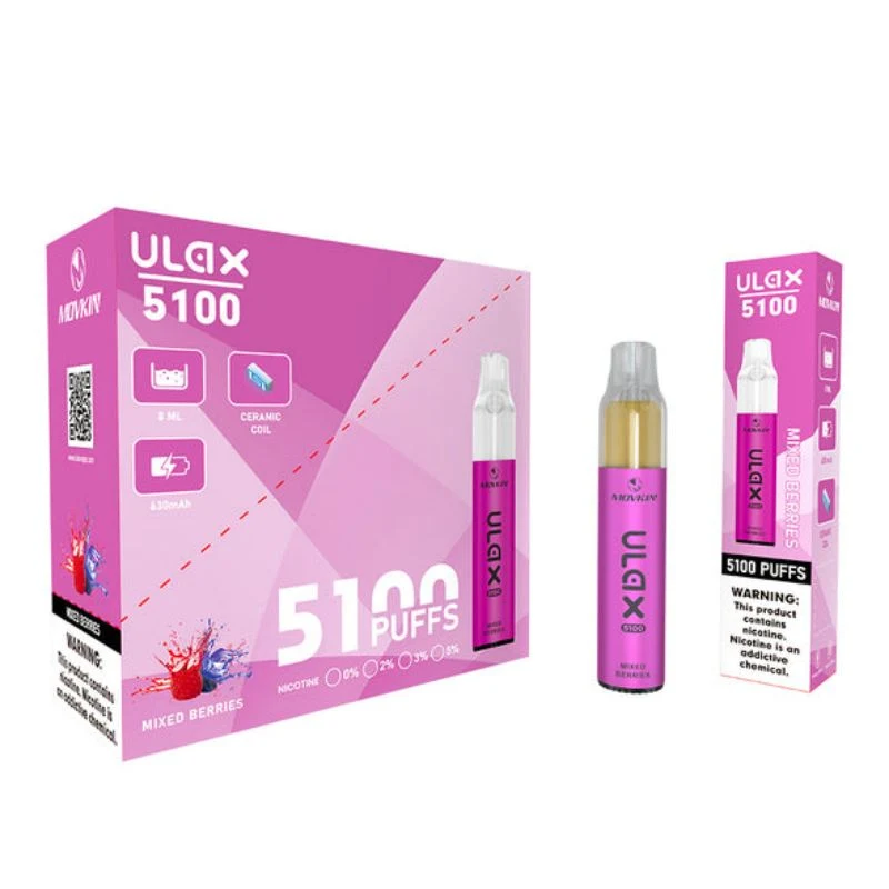 Precio de fábrica Randm Ulax 5100 recargable 5100 Puffs VAPE desechable Vaporizador de plumas