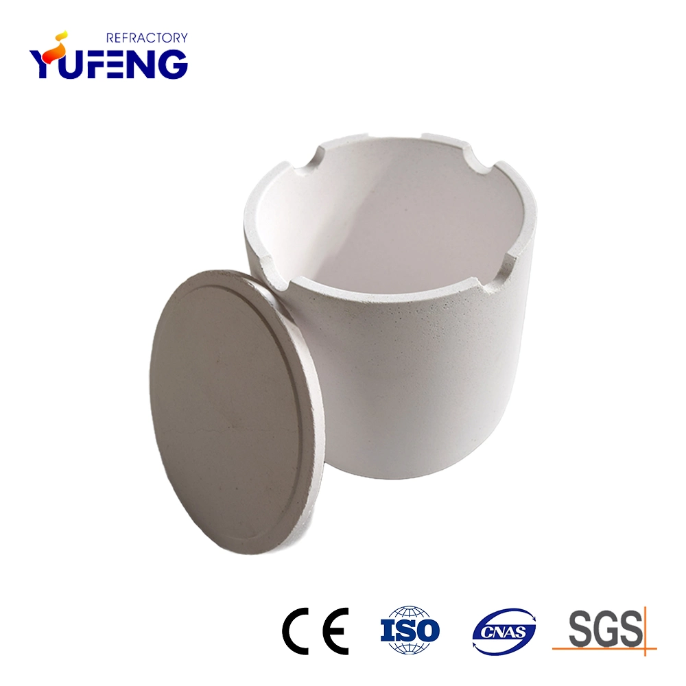 Pottery Ware Ceramic Holding Crucibles/Saggers Refractory Container with Zirconia/High Alumina/Cordierite Materials