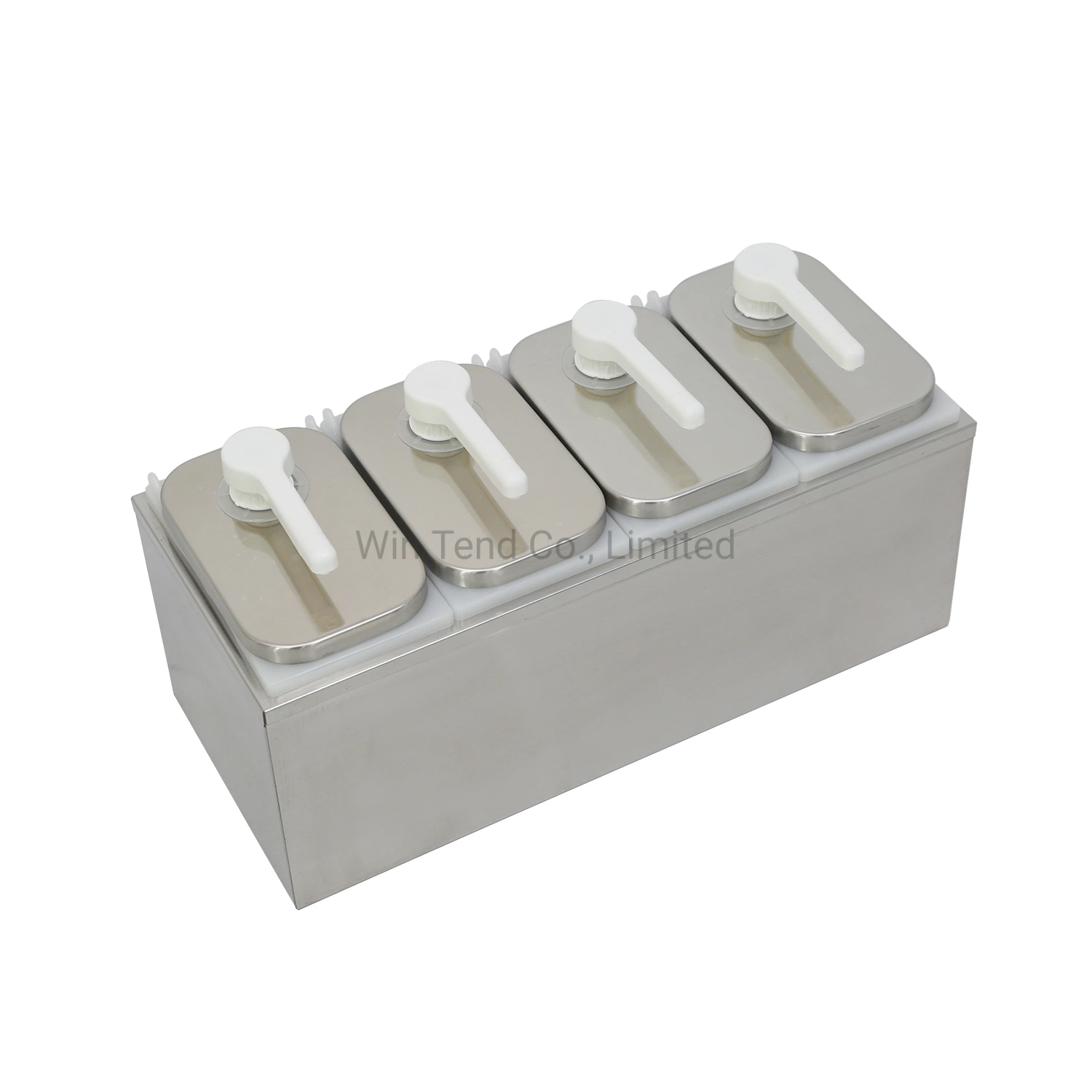 Stainless Steel Sauce Dispenser Condiment Box Pump for Restaurant