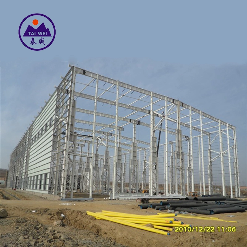 La famosa construcción prefabricada de metal Light Hangar Taller Estructura de acero