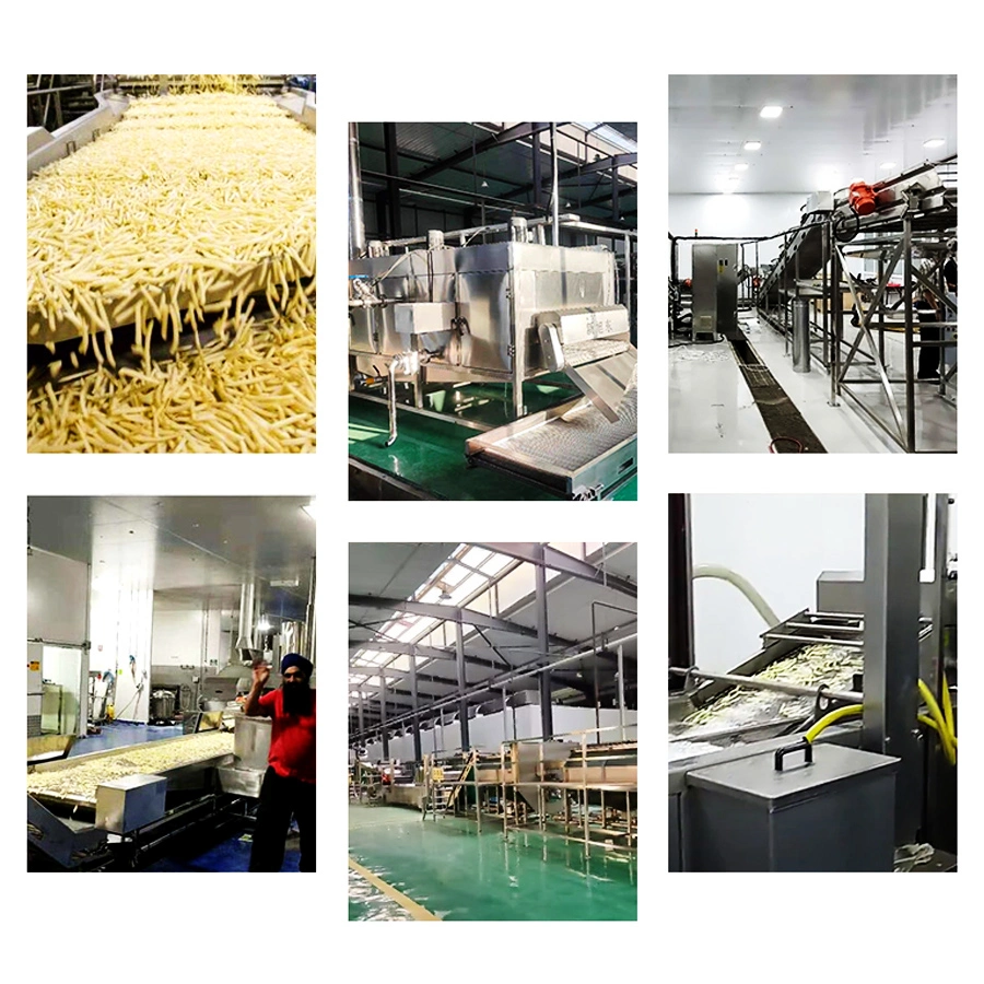TCA 50 - 3000 kg/H batatas fritas totalmente automáticas congeladas produção de batatas fritas Preço de venda do equipamento de máquinas de fabrico de linhas