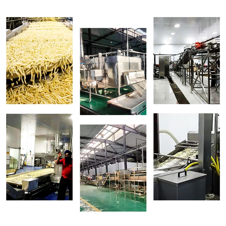 TCA 50-3000kg/H Vollautomatische Kartoffelchips Frozen French Fries Produktion Linie, Die Maschine Ausrüstung Handelspreis Bildet