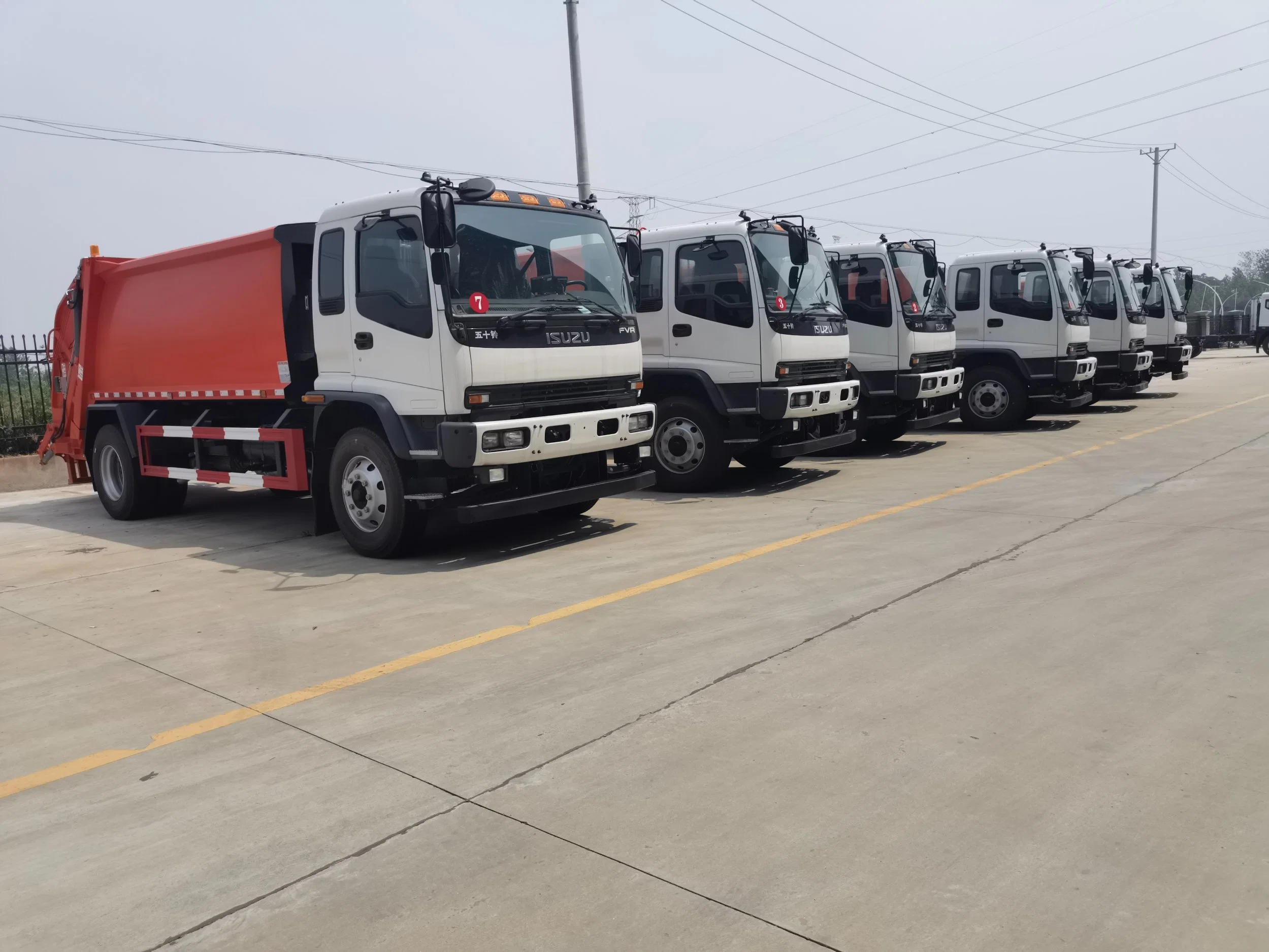 China Brand 12cbm Müllmüll Compactor Kompressions-LKW Garbage Collection Lkw