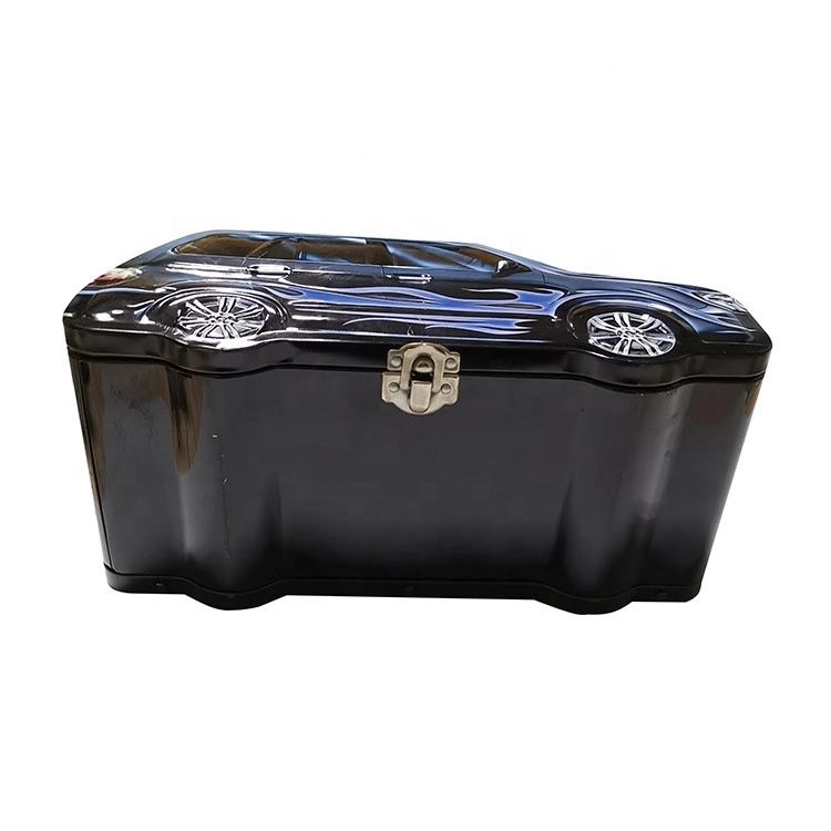 Car Shaped Gift Packaging Candy Cookie Tin Box Metal