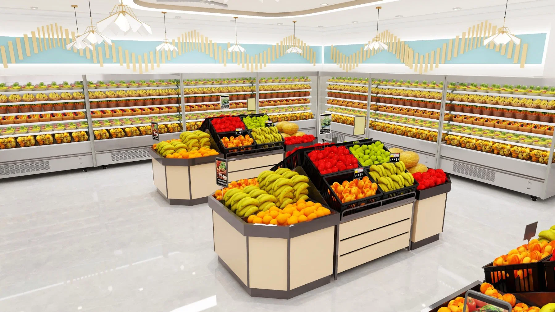 Supermarkt Design Layout Moderne Hypermarket Layout Design