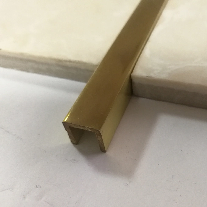 Chrome Plated of Stair Nosing Profile for Stair Brass