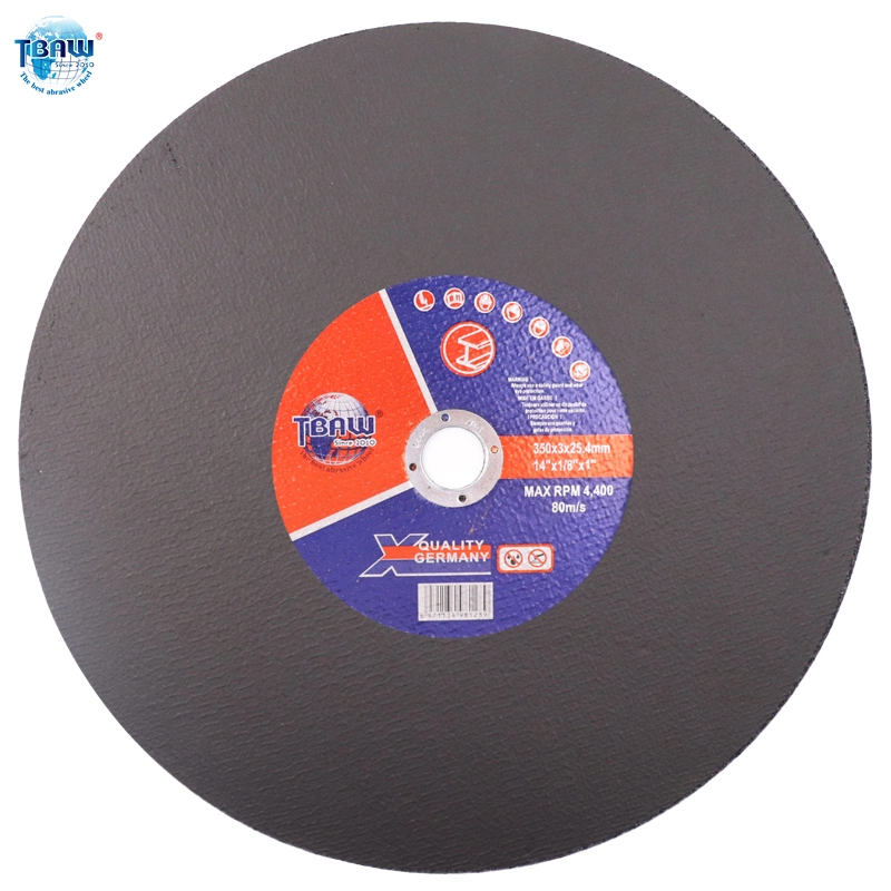 14"X1/8"X1" Cut off Wheels for Metal and Stainless Steel Cutting Machine 350mm