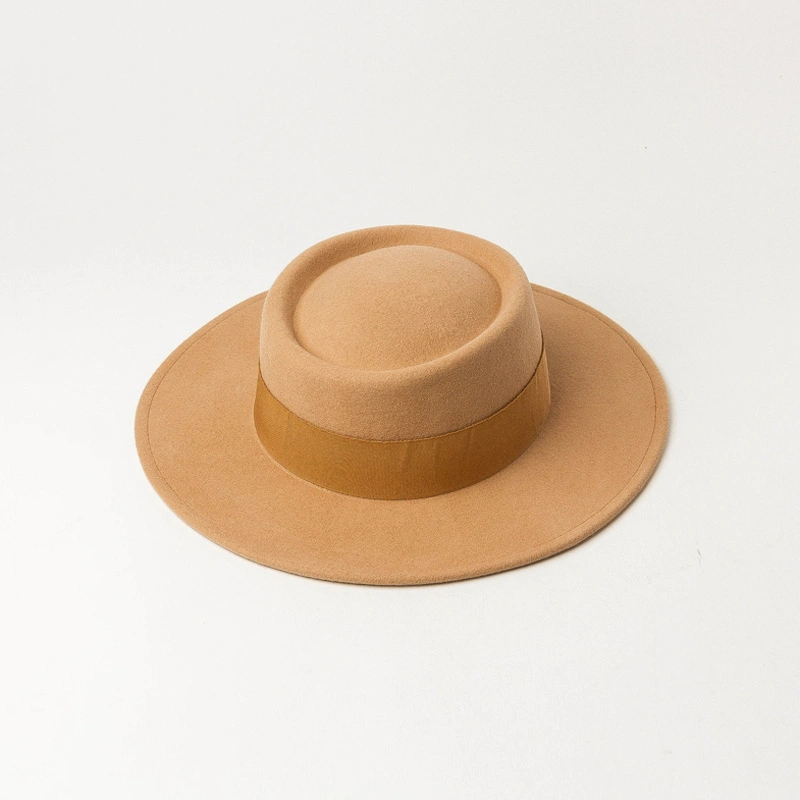 Fashion Wool Polyester Felt Fedora Hat