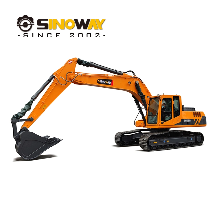 Small Mini Crawler Excavator 25 Ton Hydraulic Track Excavator with Breaker for Sale