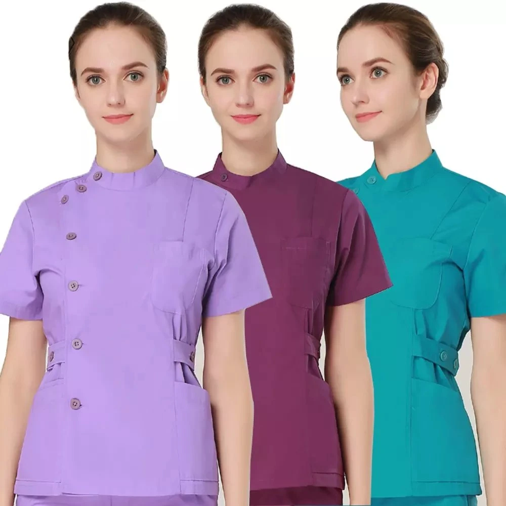 Hot Sale Doctor Uniforms Medical Nursing Scrubs Uniform Clinic Scrub Sets Short Sleeve Tops Pants