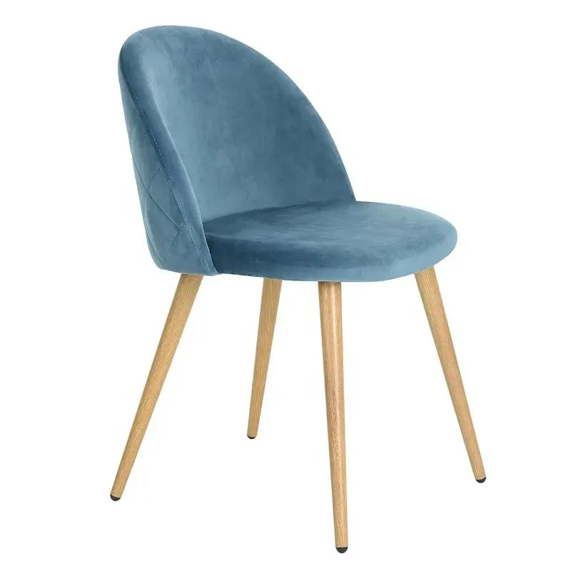 Home Meubles Meubles design de luxe moderne de tissu Green Velvet Accent Les chaises avec Golden jambes