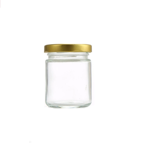 Small 100ml Empty Round Jam Food Storage Glass Jar Glass Storage