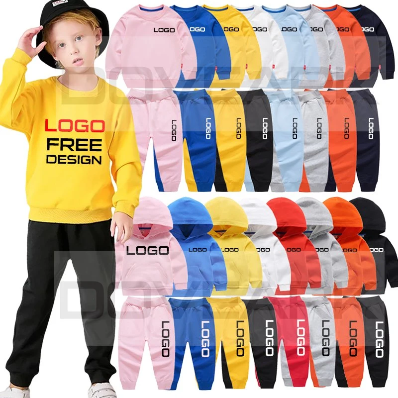 Custom Made Outdoor Wholesale Children Clothing Kids Jogging Suits Custom Jogger Kids Tracksuits Sweatsuit Sets