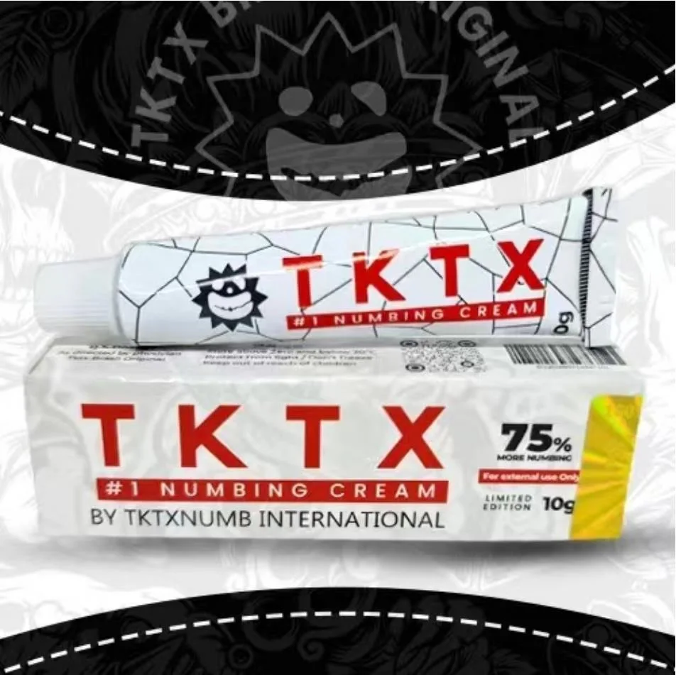 New Tktx Tattoo Care Cream 25% Makeup Eyebrow Lip Eyeliner Piercing Operation Tattooing Body Art 10g Cream