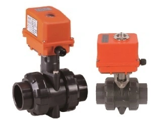 on/off UPVC Pn10 Pneumatic Butterfly Valve Dn300 (12")