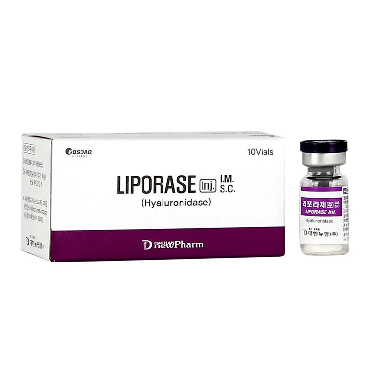 Liporase dissolvant acide hyaluronique gel de remplissage dermique Hylaronadaise poudre injectable