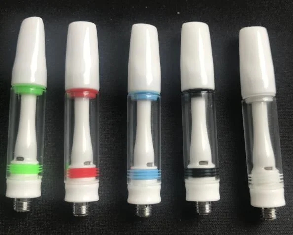 Total de cerámica de alta calidad 510 de la bobina de hilo blanco vaporizadores de 0.8ml de 0,5 ml 1ml sin plomo no los cartuchos vacíos de Heavy Metal Atomizer