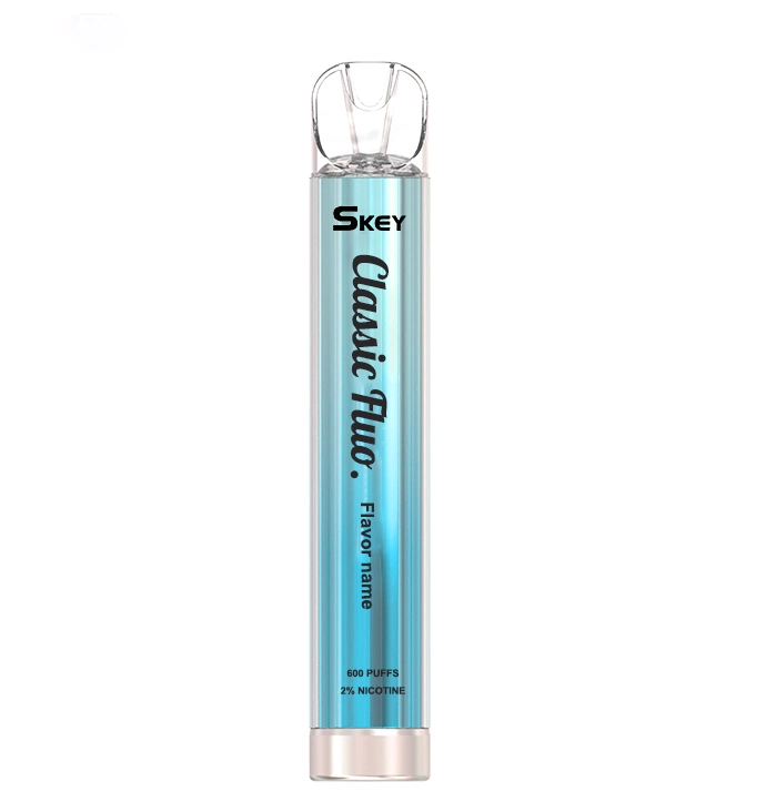 UK Tpd Hottest Skey Crystal Vape Bar 600 Puff 1.2mesh Coil Electronic Cigarettes Disposable/Chargeable