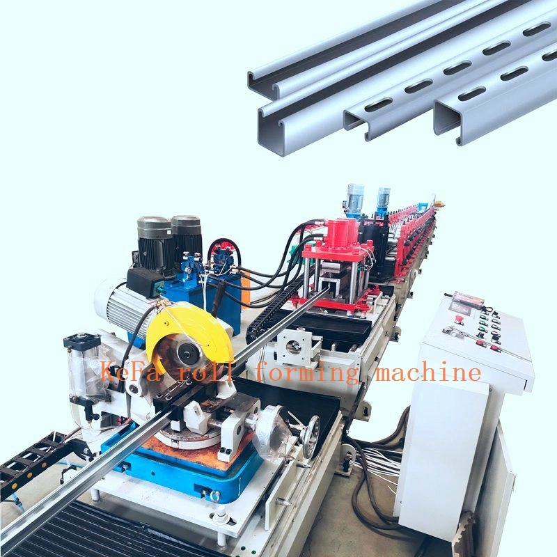 Solar Bracket Quick Change Galvanized Strut Channel Roll Forming Machine