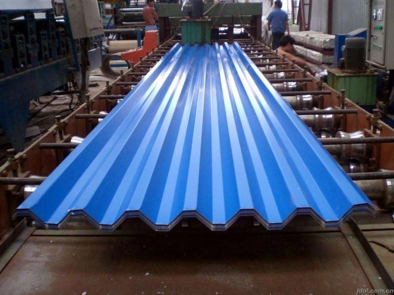 China Manufacturer Finished or Unfinished Is Available Coated or Without Coated Surface 800mm 1000mm Width Corrugated Galvanized Zinc Roof Sheet