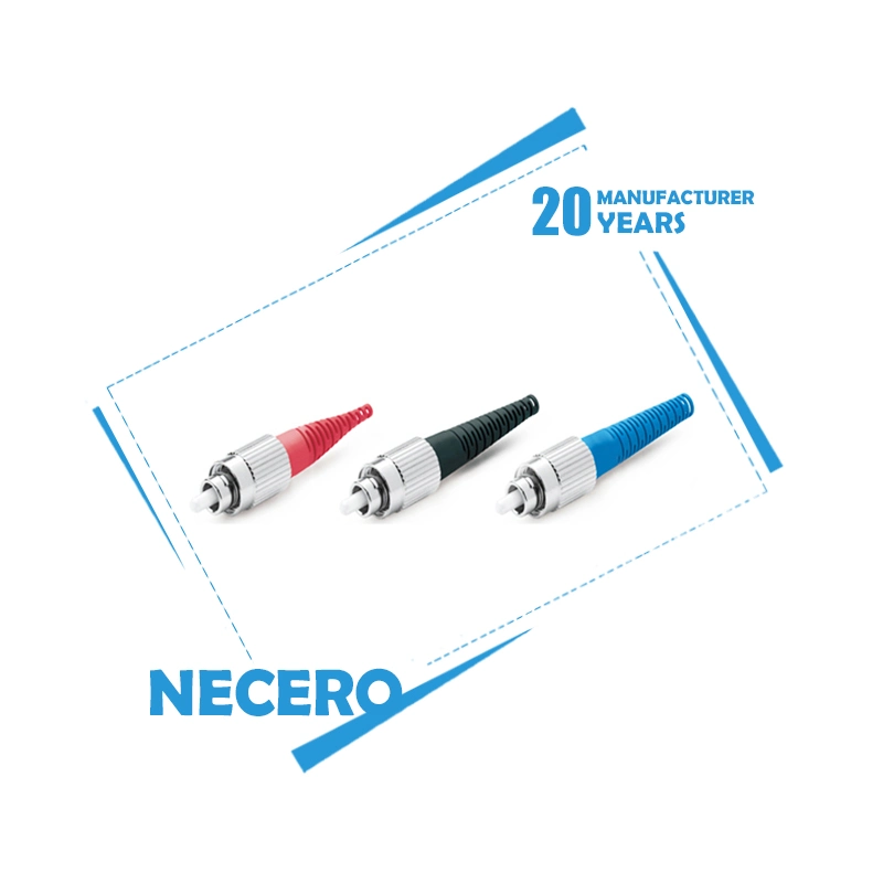 Necero FC PC to FC Upc Single Model 9/125um Simplex 2m 5m 10m 15m 20m Fiber Patch Cord Cable