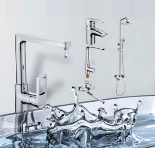 Double Water Brass Sink Kitchen Mixer(H23-333-ONIX)