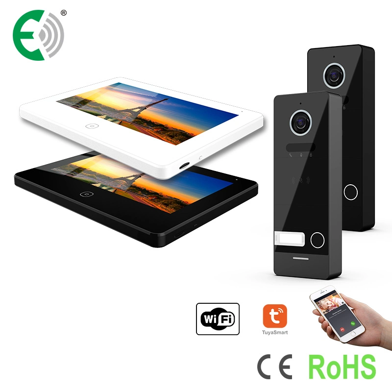 7-Zoll-UTP/IP-WiFi-Touchscreen-Video-Doorphone ONR-Familie Intercom Mit Kartenfreischalten