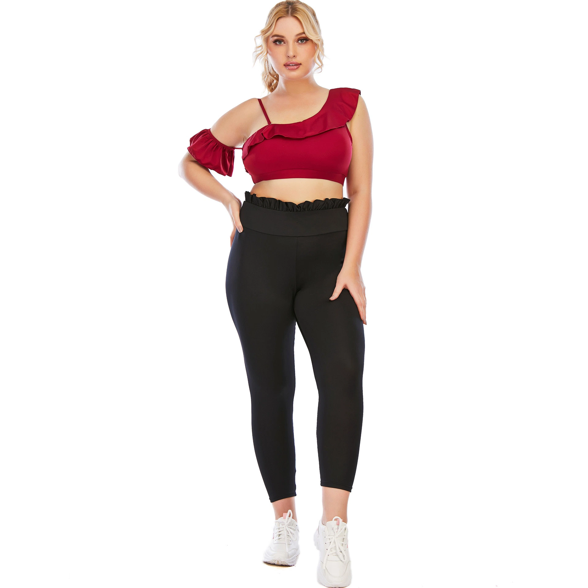 De nouveaux sports Sexy costume de Yoga beauté retour Soutien-gorge de sport de haut niveau de la taille de la hanche costume de remise en forme de levage Sportswear Activewear