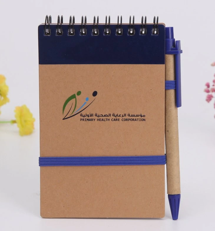 Custom Logo Creative Kraft Paper Notepad A6 Notebook Memo Scratchpads