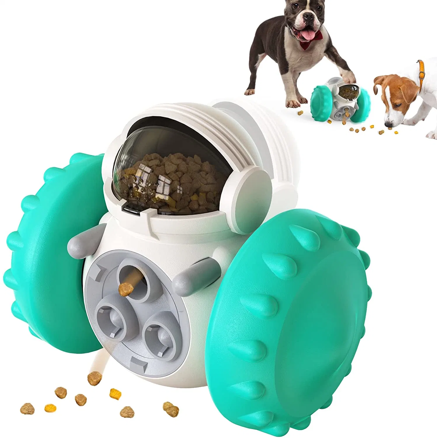 Pet Feeders Toys Dog Treat Dispenser Toys Puppy Interactive Puzzle Toy Doggy Slow Feeder Pet Food Dispensing for Medium