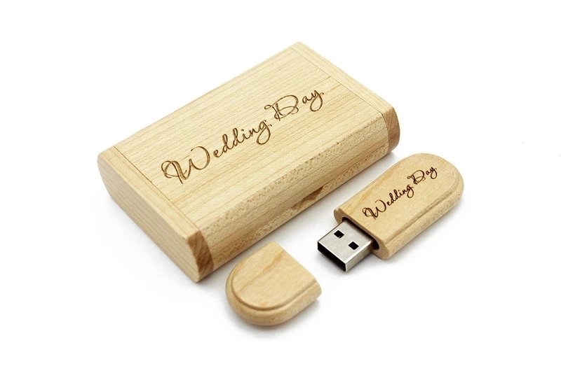 Wholesale/Supplier Promotional Gift Wooden USB Flash Pen Drive with Engraving Logo or Printing Logo