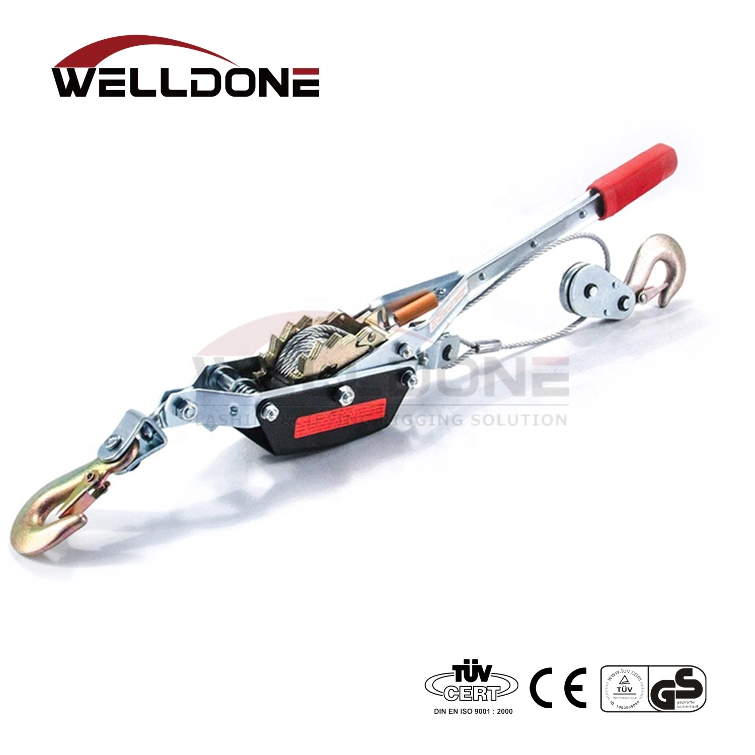 Portable Aluminum High Strength Steel Wire Cable 2.5 Ton Cable Winch Puller